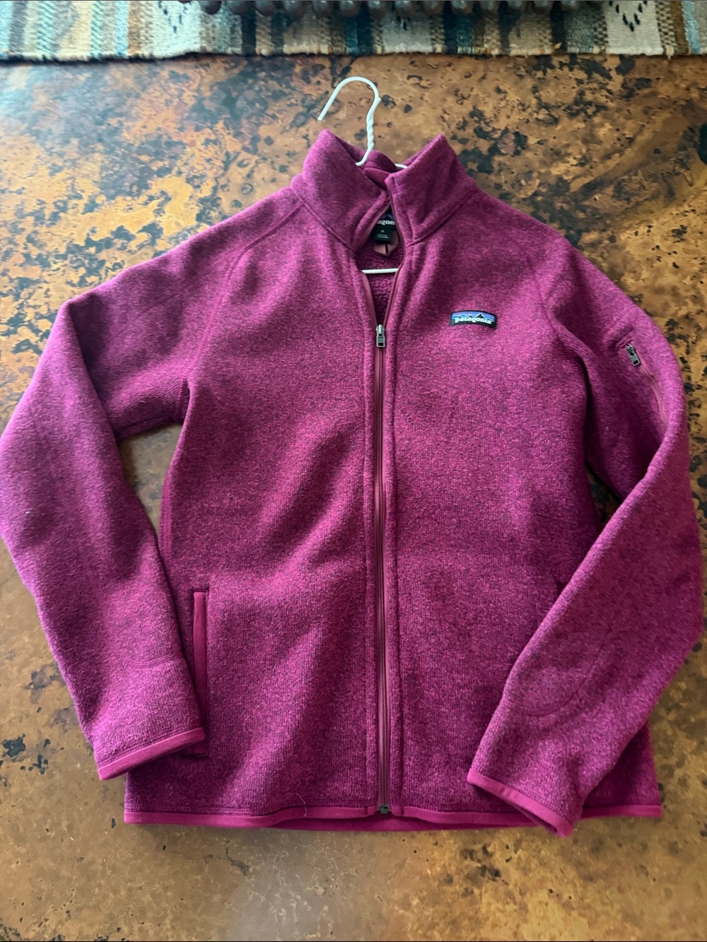 Patagonia Kids Full-Zip Fleece Jacket - Berry/Magenta